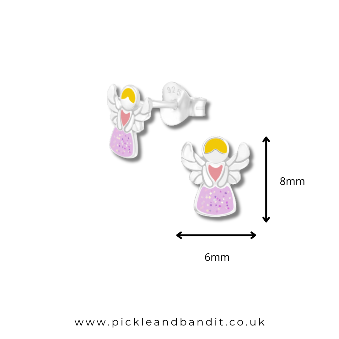 Sterling Silver Angel Ear Studs