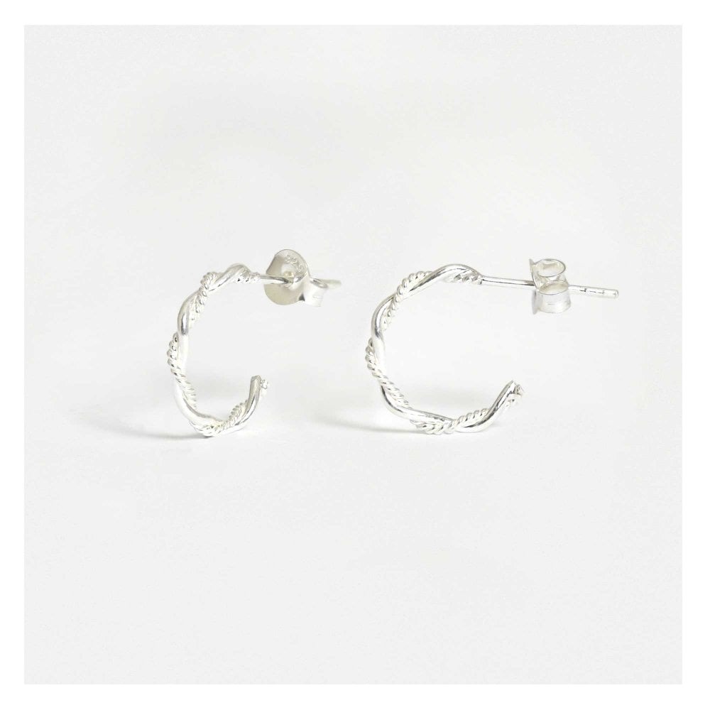 Twisted Hoop Earrings